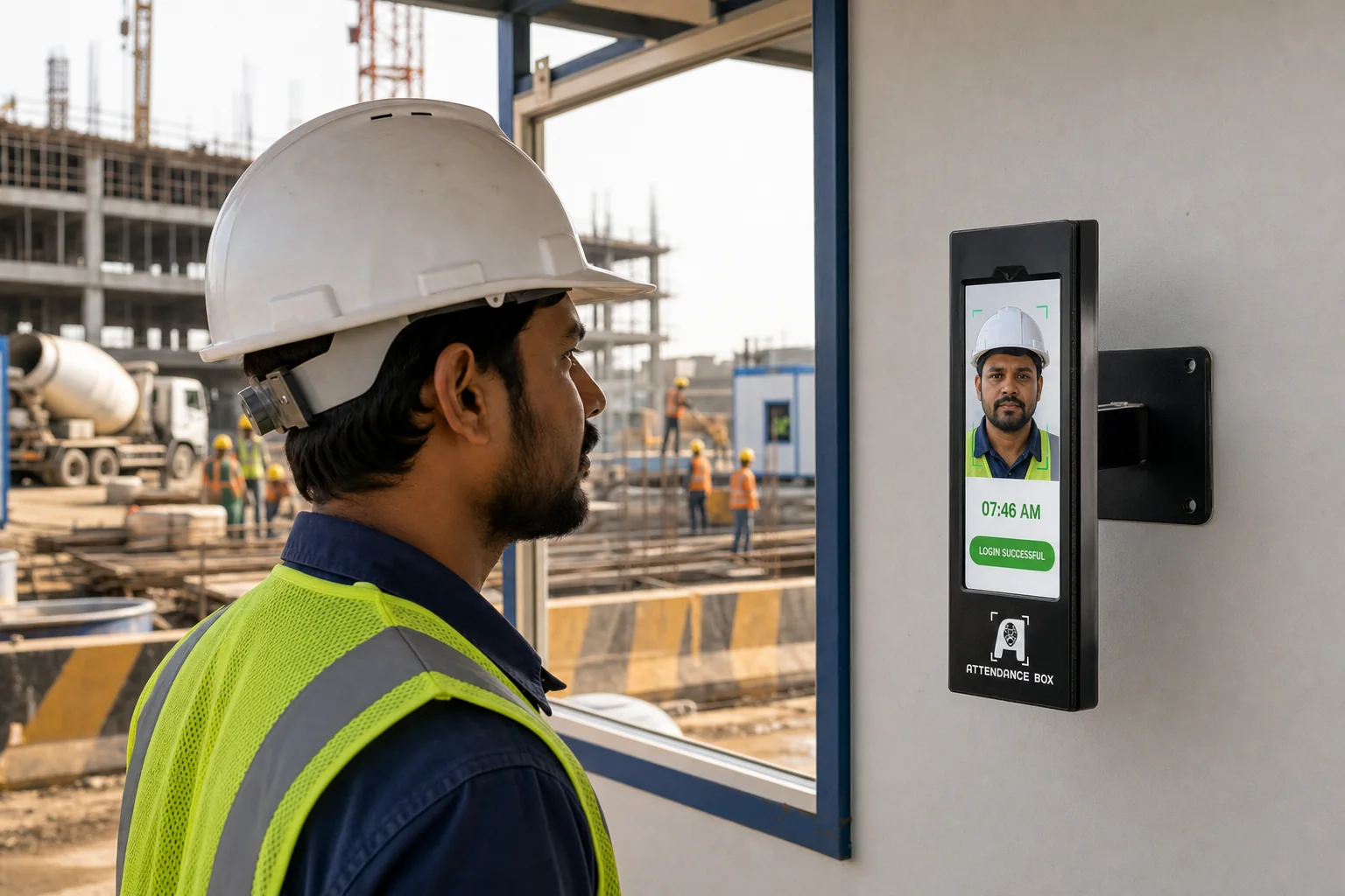 Verified attendance across sites, contractors and changing project teams.